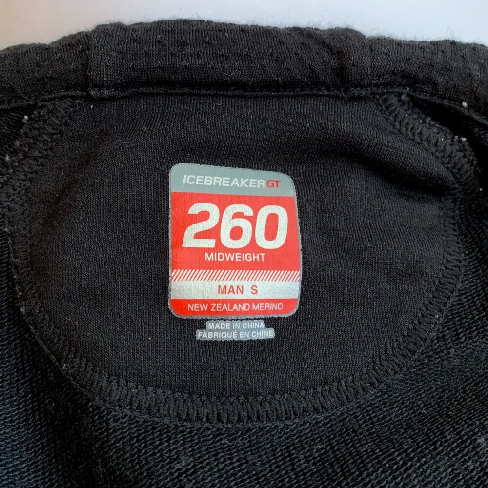 ICEBREAKER GT 260 midweight 98 merino spandex zip pockets full zip Hood jacket S - Picture 11 of 15